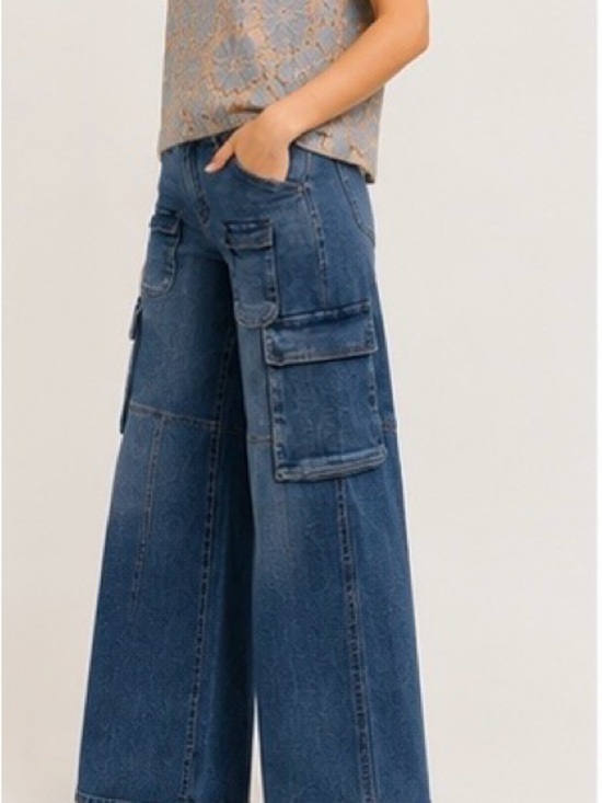 Kut from the Kloth Denim - KUT from the Kloth Jodi Fab Ab Wide Leg Cargo Jeans | High Rise | Size 0